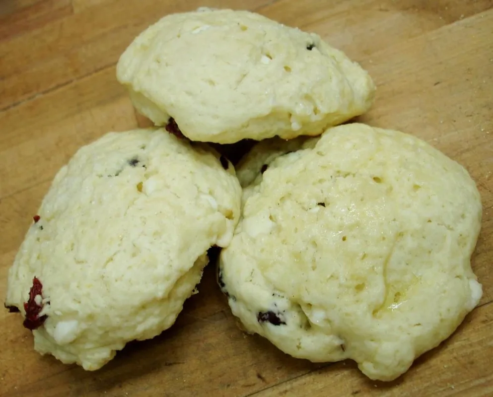Cranberry or blueberry white chocolate scones from Diamond City Bread